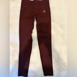 Gymshark Adapt Fleck Seamless Leggings - Cherry Purple/Rich Maroon
